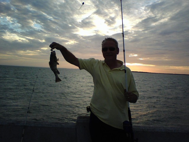 Grouper at sunset...