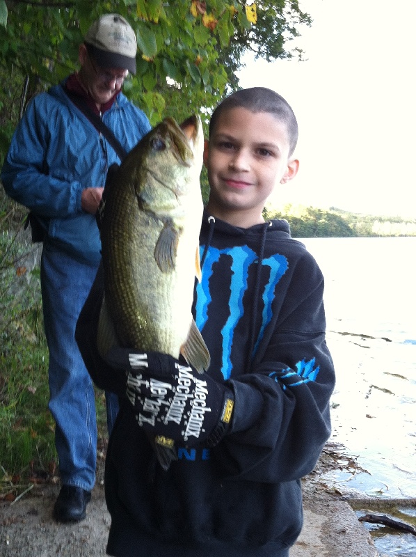 my son got his first bass  